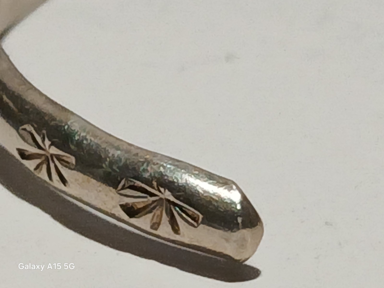 STERLING DCG NATIVE AMERICAN SOLID SILVER CUFF BR… - image 3