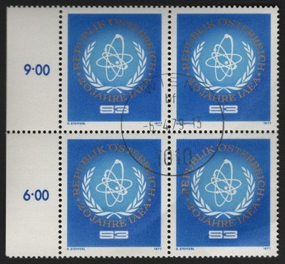 Österreich - 20 Jahre Internationale Atomenergiebehörde (IAEA) - 1977 - CTO