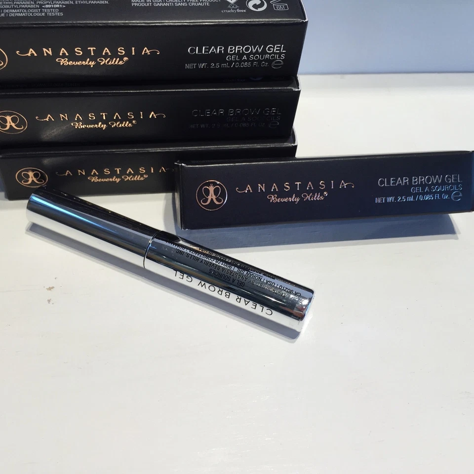 Paquete de 4 geles transparentes para cejas Anastasia Beverly Hills tamaño de viaje 0,085 oz NUEVO SIN caja Foto 4 de 4