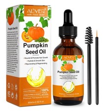Pumpkin Seed Oil for Hair Growth Huile de graines de citrouille bio pour chev...