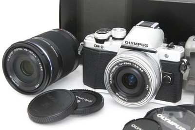 【Exc+】 Olympus OM-D E-M10 Mark II EZ Double Zoom Kit Mirrorless Camera R5291-2S1