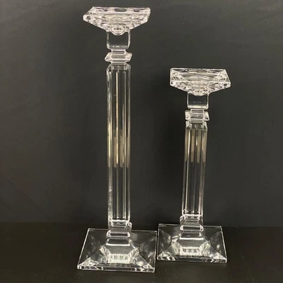Villeroy & Boch XL Kristall Kerzenständer Empire 40,5/30,5 cm Säulenleuchter - Bild 1 von 4
