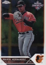 2023 Topps Pro Debut Chrome Card #PDC-84 Maikol Hernandez 