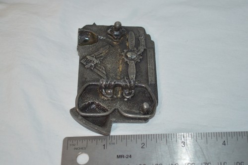 1977 Captain Hawks Sky Patrol and Novelty Co.The Mad Tea Party Belt Buckle #2039 - Picture 7 of 8