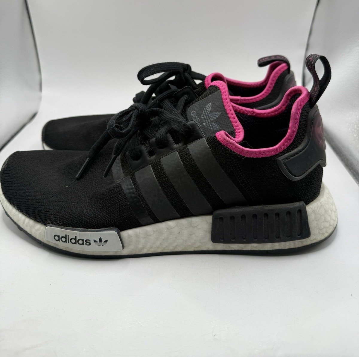 Adidas Shoe Adidas Nmd Black Shock Pink Adidas NMD R1 Black Shock - Main Image