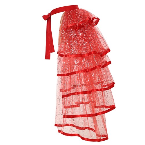 Victorian Steampunk Tie-on Bustle Skirt Gothic Party Tutu Belt Lady Over Skirt - Picture 42 of 43