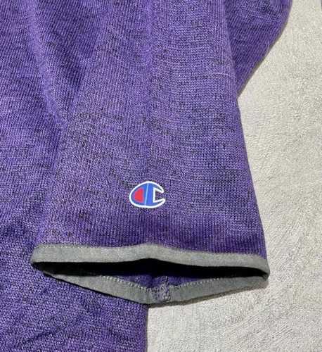 Champion Washington Huskies Quarter Zip Fleece XL Zip Pocket On Sleeve - Picture 3 of 9