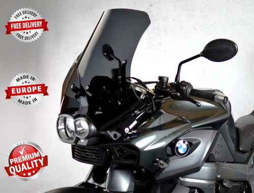 BMW K 1200 R 05-08 K 1300 R 09-15 TOURING SCREEN TALL WINDSCREEN WINDSHIELD DARK
