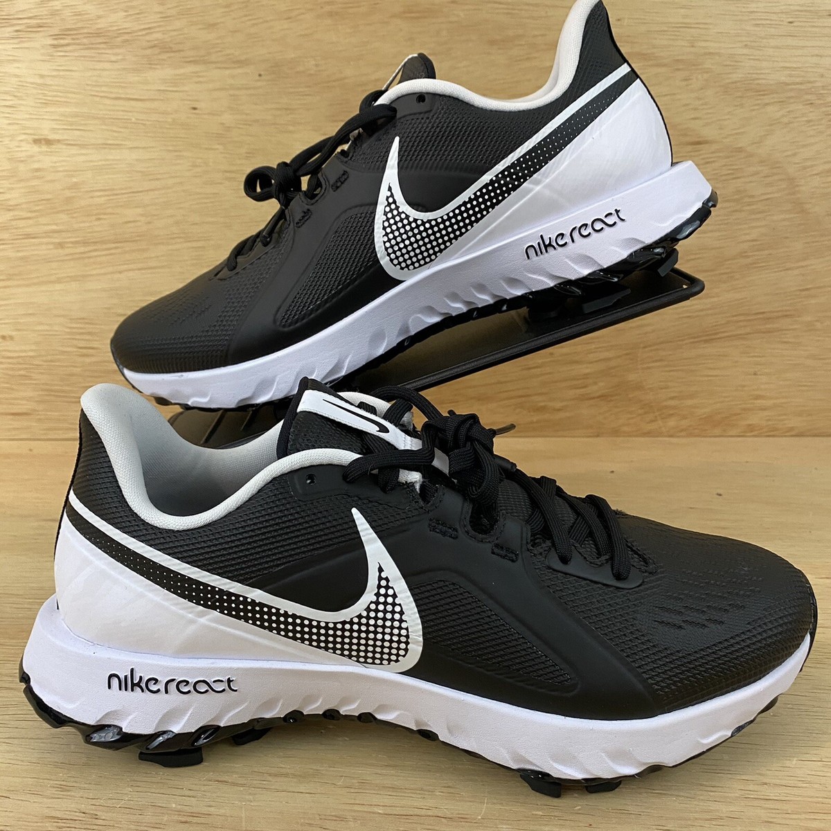 Nike React Infinity Pro Mens [Sz 8.5] Wide Golf Shoes Cleats Black