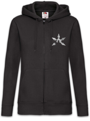 Ninja I Damen Zipper Hoodie Samurai Warrior Way Of Banzai Japan Japanese Krieger