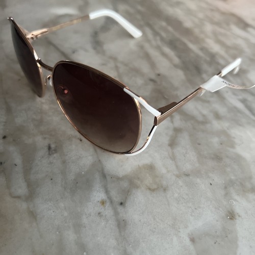 Nanette Lepore NN128 Rosegold/White Sunglasses NWT - Picture 3 of 12
