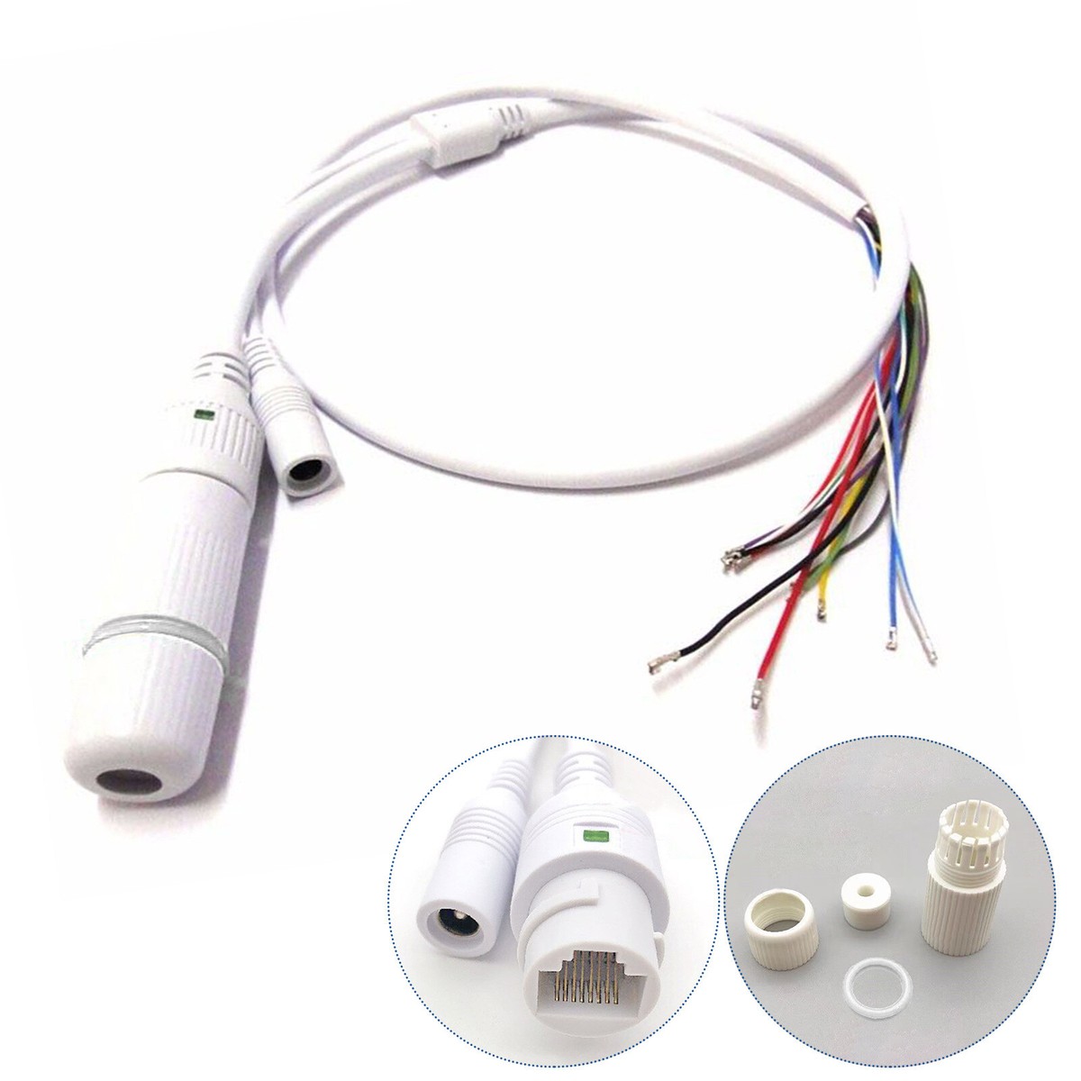 For CCTV IP camera Weatherproof POE module LAN RJ45 Cable Connector adapter