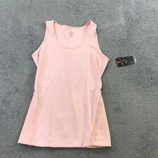 TOMMIE COPPER Tank Womens Large Lower Back Support Tank Ladies Pink Casual 32432