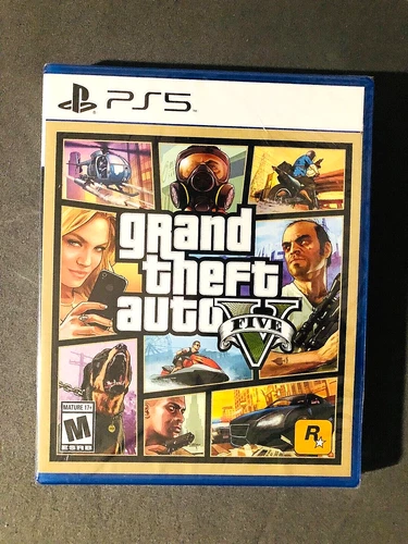 Grand Theft Auto V GTA 5 - PS5 - Brand New | Factory Sealed