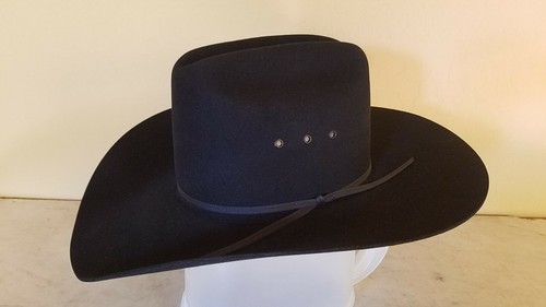 Rodeo King Black Western Cowboy Hat 5X 