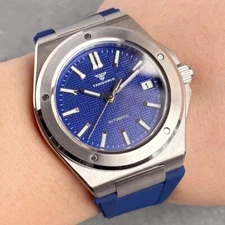 Tandorio New Blue Engineer Sapphire Glass Japan NH35A Automatic Watches For Men