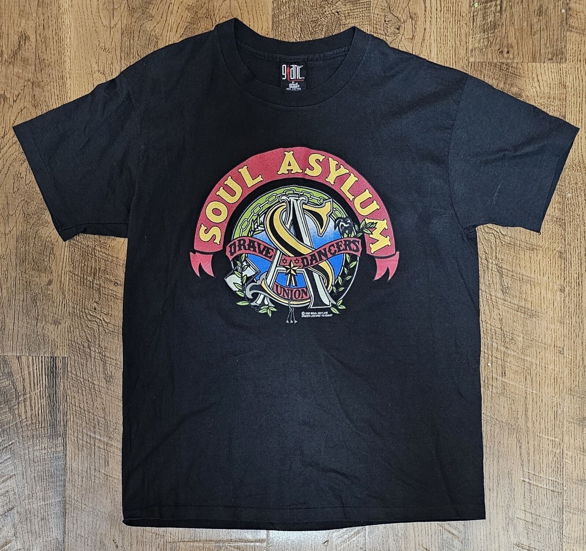 Vintage Giant 1992 Soul Asylum Tour Shirt XL Grave Dancers Very 