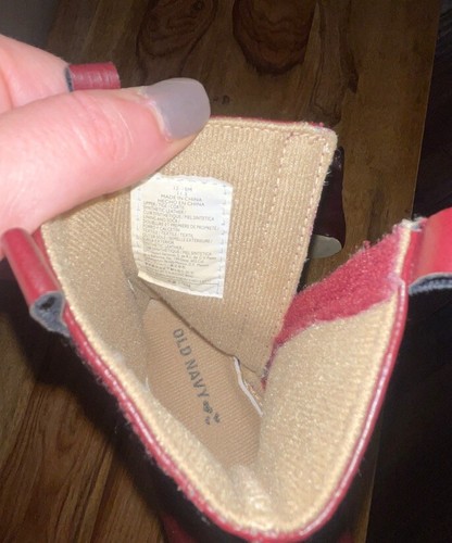 Stivali nuovi senza etichette vecchi blu navy suola morbida 12 18 mesi scarpe bordeaux ragazzo bambina - Foto 13 di 14