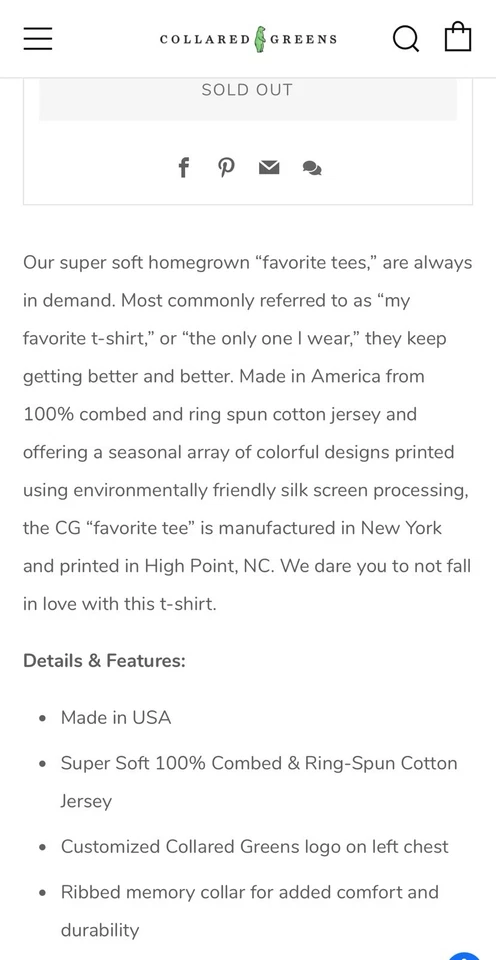 Camiseta Cuello Verde EE. UU. Striper Orgánicamente Americana Bolsillo 2 Caras Talla L Usada en Excelente Condición Foto 3 de 4