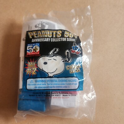 Peanuts 50th Anniversary collection #2 with certificate of authenticity Wendys 