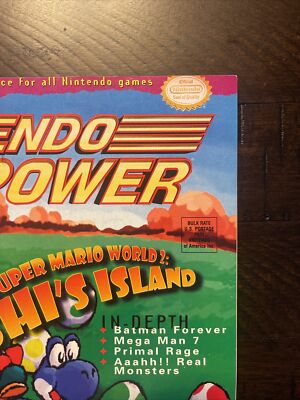 Nintendo Power Issue Vol 77 Mario World 2 Yoshi's Island POSTER