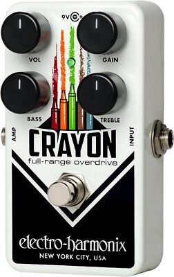 electro-harmonix Crayon 01 Fullrange Overdrive Gitarreneffektpedal
