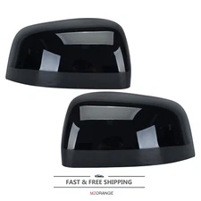 For Dodge Durango 2011-2020 2021 Gloss Black Mirror Cover Cap Direct Replacement