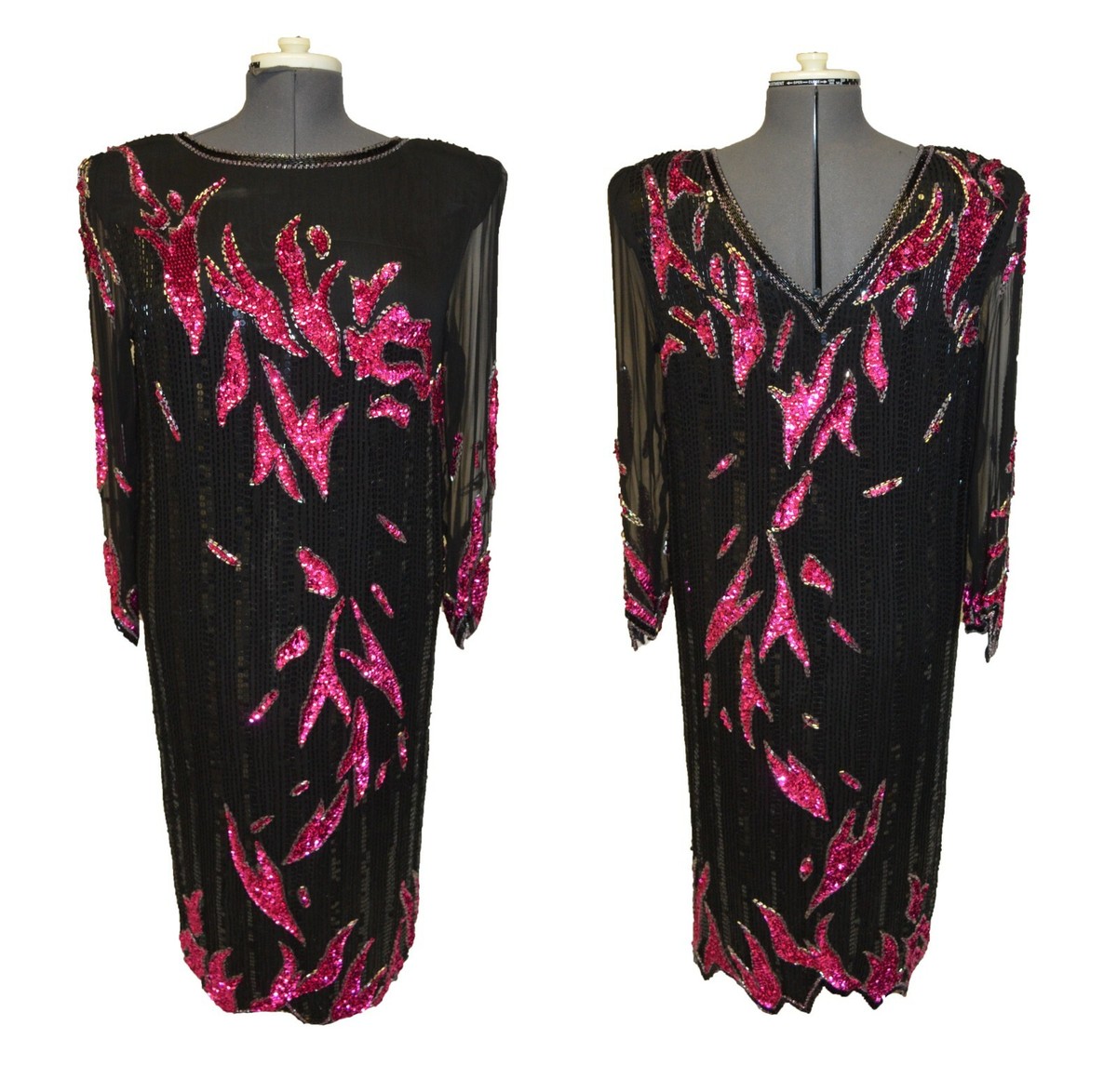 最終値下げAMERI vintage CHIC PEARL DRESS M 240618mm.61.jpg