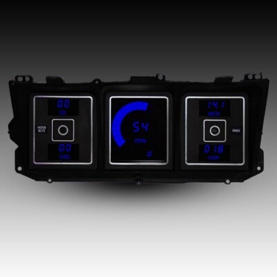 1973-1979 Ford Truck/1978-1979 Bronco Digital Gauge Cluster Blue LED Made In USA