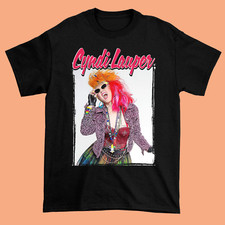 Rare Cyndi Lauper Tour T-shirt Tee Unisex Short Sleeve Full Size