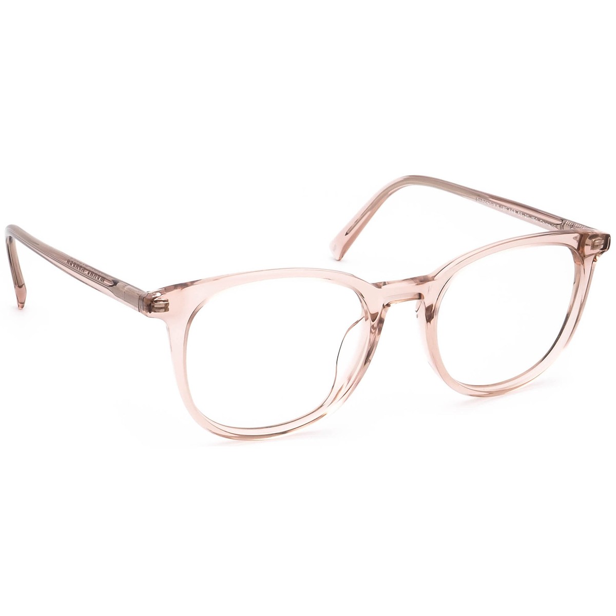 Warby Parker Durand X W LBF 668 Extra Wide Rose Water Square Frame