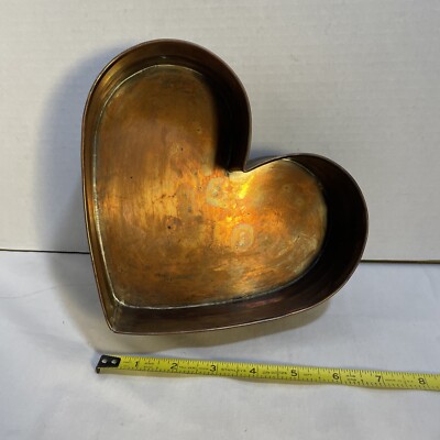 Michael Boone CoppersmithArt Heart Engraved Always Be True To Your Honey &signed