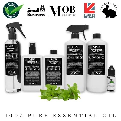 MOMENTS OF BLISS COSMETICS 100% Pure Strong Peppermint Essential Oil Spray Natural Mouse Spider repellent