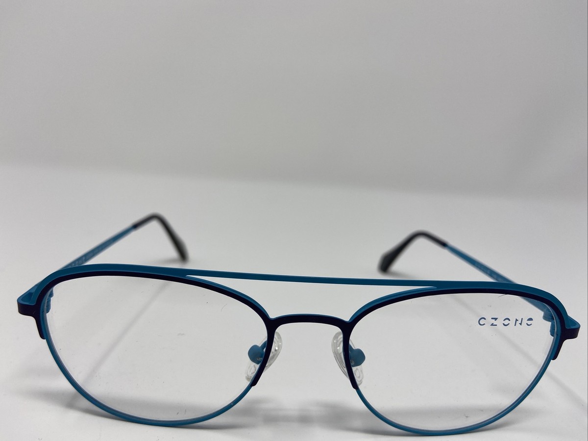 CZONE EYEGLASSES FRAME A3209 40 51-18-140 BLUE/PURPLE FULL  display picture 2