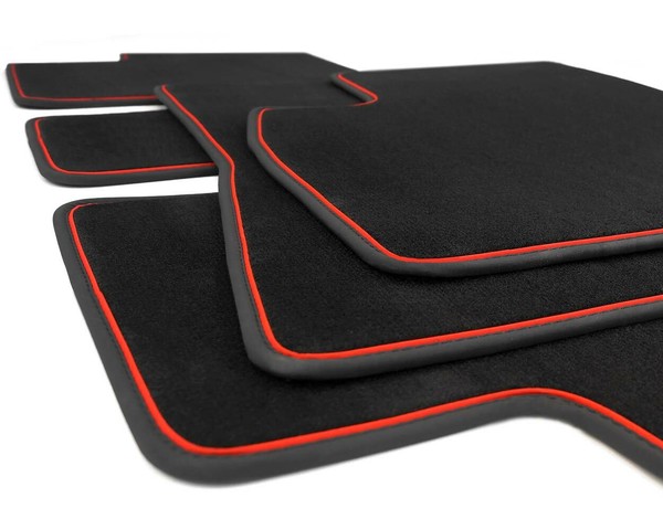 NEU FußMatten Tesla Model 3 Ab 2017 Tuning Sport ZubehöR Velours Automatten 3Tlg-image