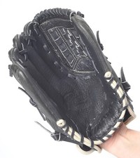 Mizuno GPM1200 Premier 12" Black Leather Softball Glove LHT Professional Model