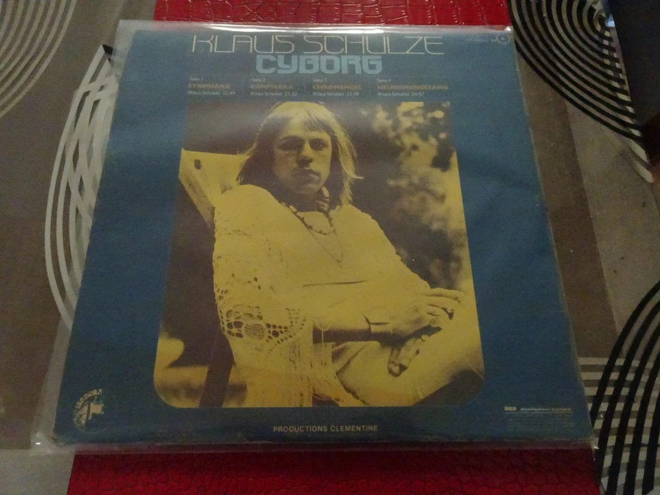 RARE "  DOUBLE 33 TR KLAUS SCHULZE " - CYBORG - 1976 - Photo 2/3