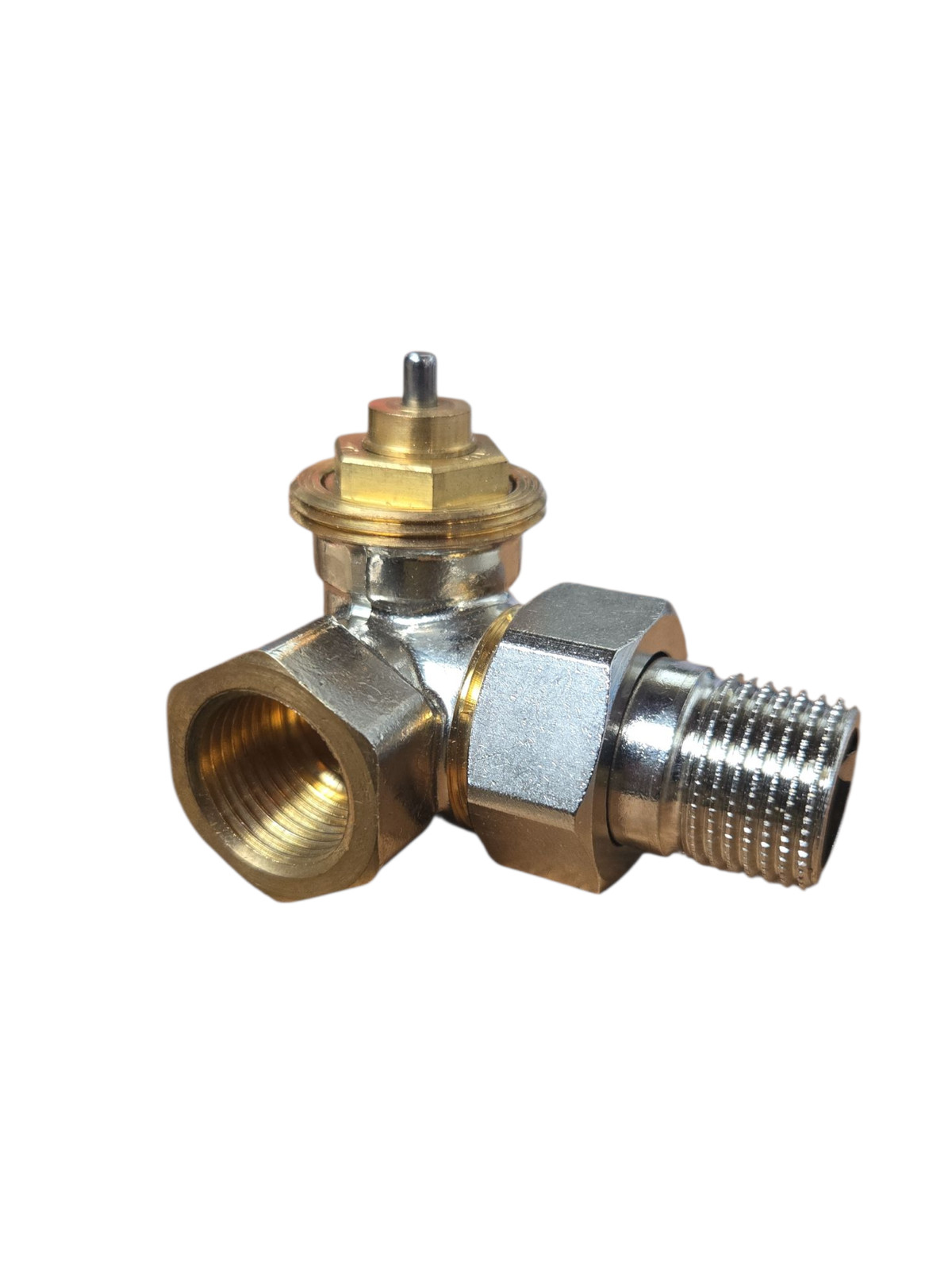 Corps de robinet thermostatique triaxe gauche BB 1/2 pour radiateur