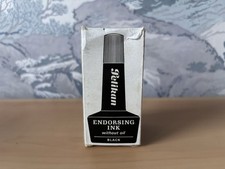 Vintage Bottle Of Pelikan Endorsing Ink With Box - 28ml Made In Germany