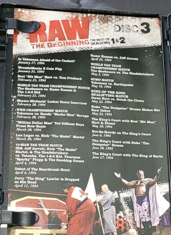 WWE/WWF DVD 2-pack. Best Of King Of the Ring, Best Of Mon Night Vol 1 & 2. - Image 4 of 4