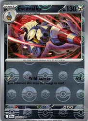 Escavalier 060/086 Poke Ball Pattern Holo Common SV: Black Bolt