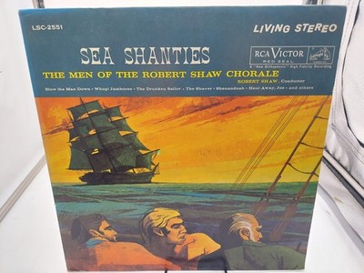   Sea Shanties LP Record | RCA | EX cVG+ | Ultrasonic Clean | Nautical Folk  .