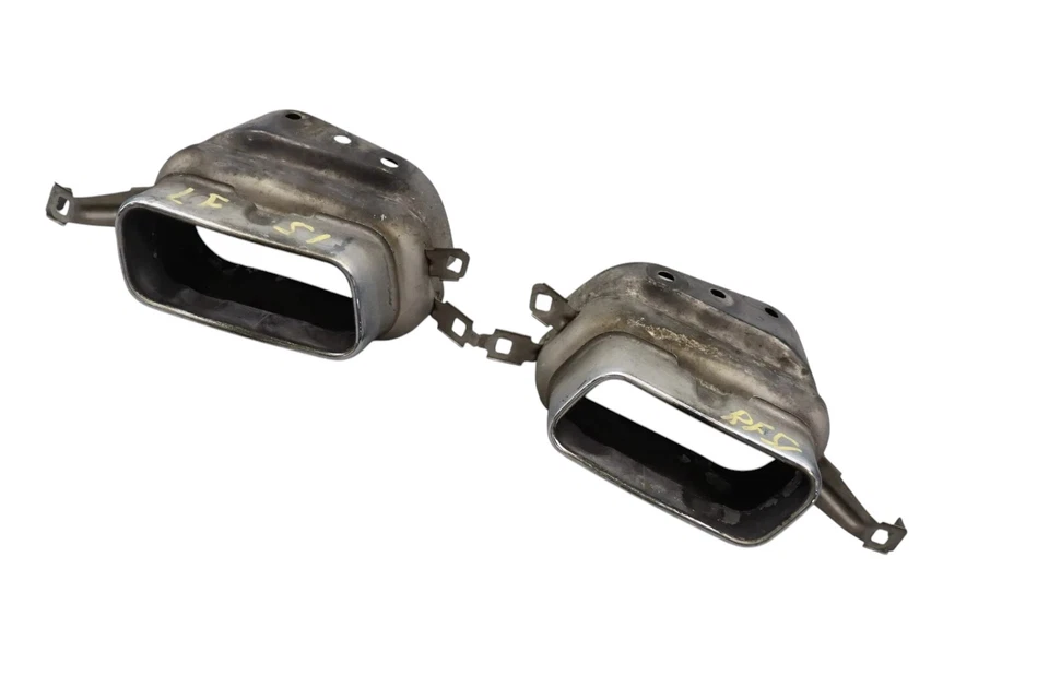 09-15 BMW 750I 750LI Juego de 2 puntas silenciadoras de escape trasero derecho e izquierdo OEM Foto 4 de 4