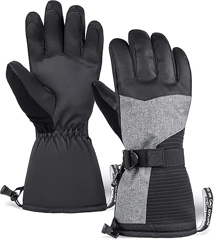TOUGH OUTDOORS SKI & SNOW GLOVES - SIZE: MEN S - BLACK GRAY
Opens in a new window or tab