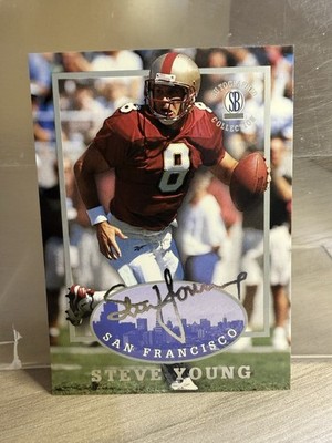 STEVE YOUNG 1997 SCORE BOARD STRONGBOX #8 SAN FRANCISCO 49ERS