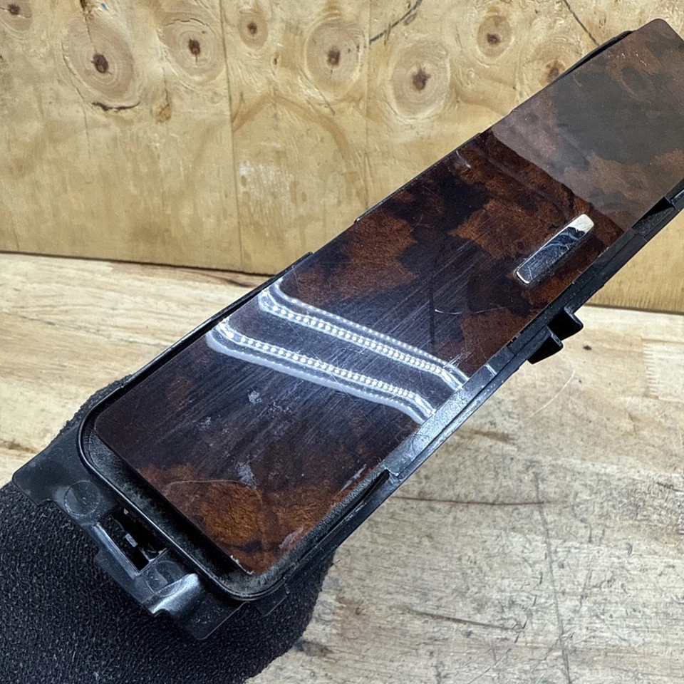06-12 Mercedes W164 ML350 GL450 Center Console Tray Storage Compartment Wood OEM Foto 2 de 4