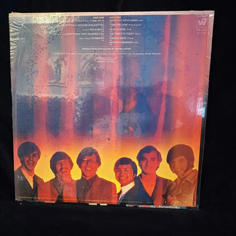 THE ASSOCIATION - Birthday - WARNER BROS 1972 ST LP 1968 1S/1S IN SHRINK  - Image 2 of 4