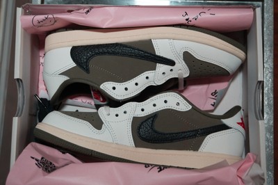 Nike Air Jordan 1 Low OG SP Travis Scott Med Olive PS Size 2.5Y DO5442-200