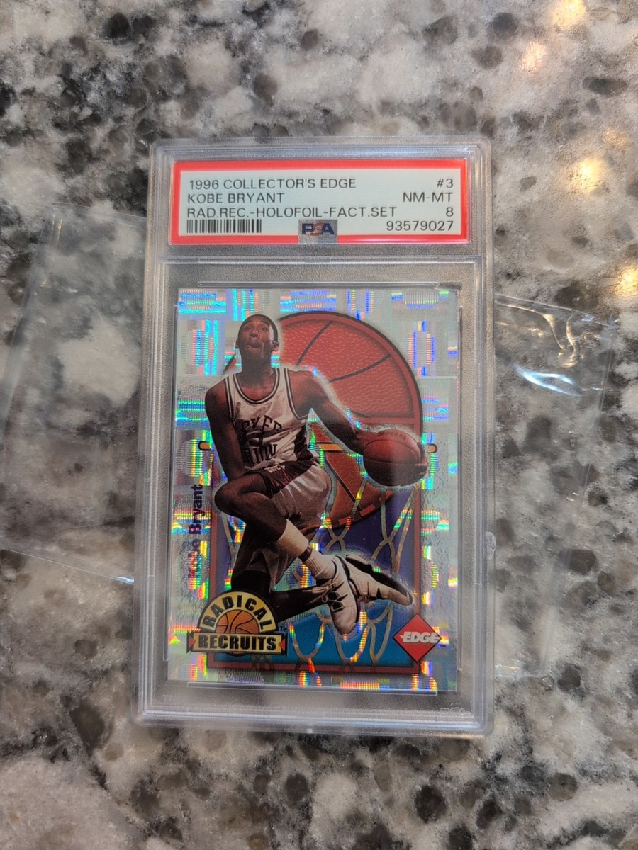 1996 Collector's Edge Radical Recruits Kobe Bryant #3 Holofoil