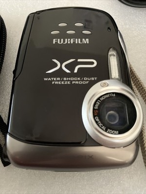 Fujifilm FinePix XP10 Waterproof Digital Camera, Battery, Charger